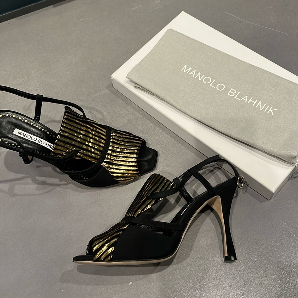 Worn twice Manolos, gorgeous and actually comfortable